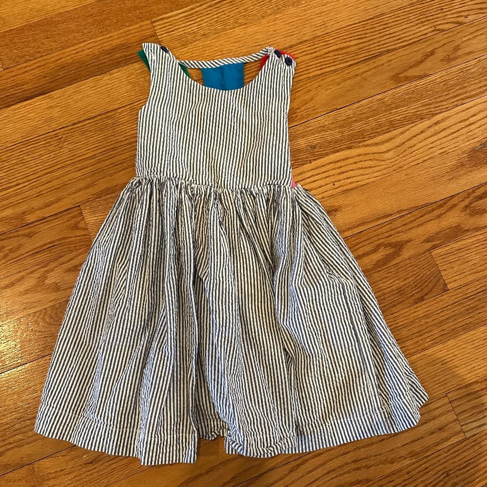 Boden girls rainbow dress
